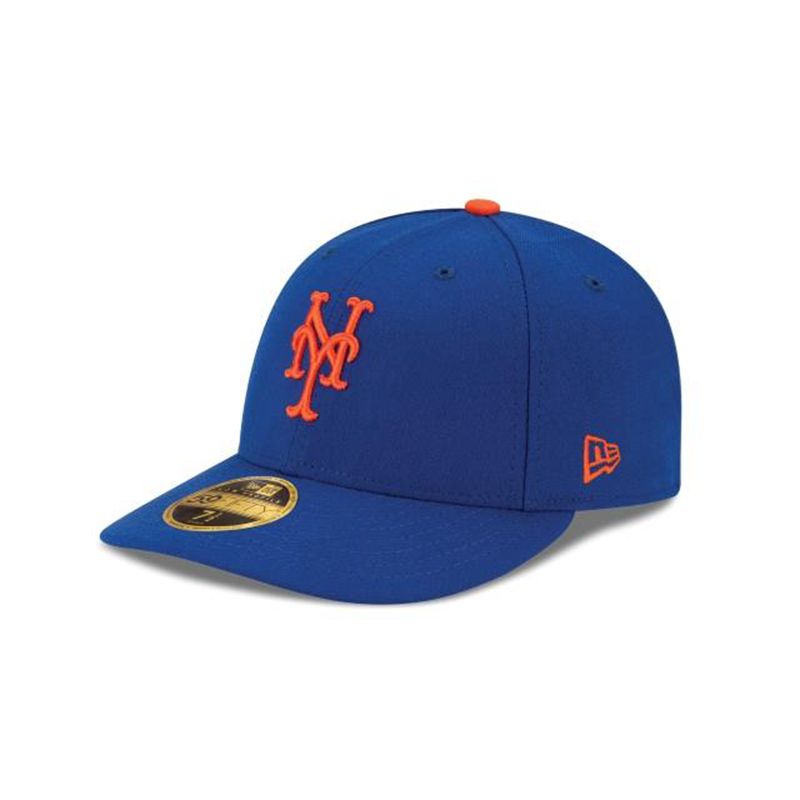 MLB New York Mets Authentic Collection Low Profile 59Fifty Fitted (USH4753) - Blue New Era Caps